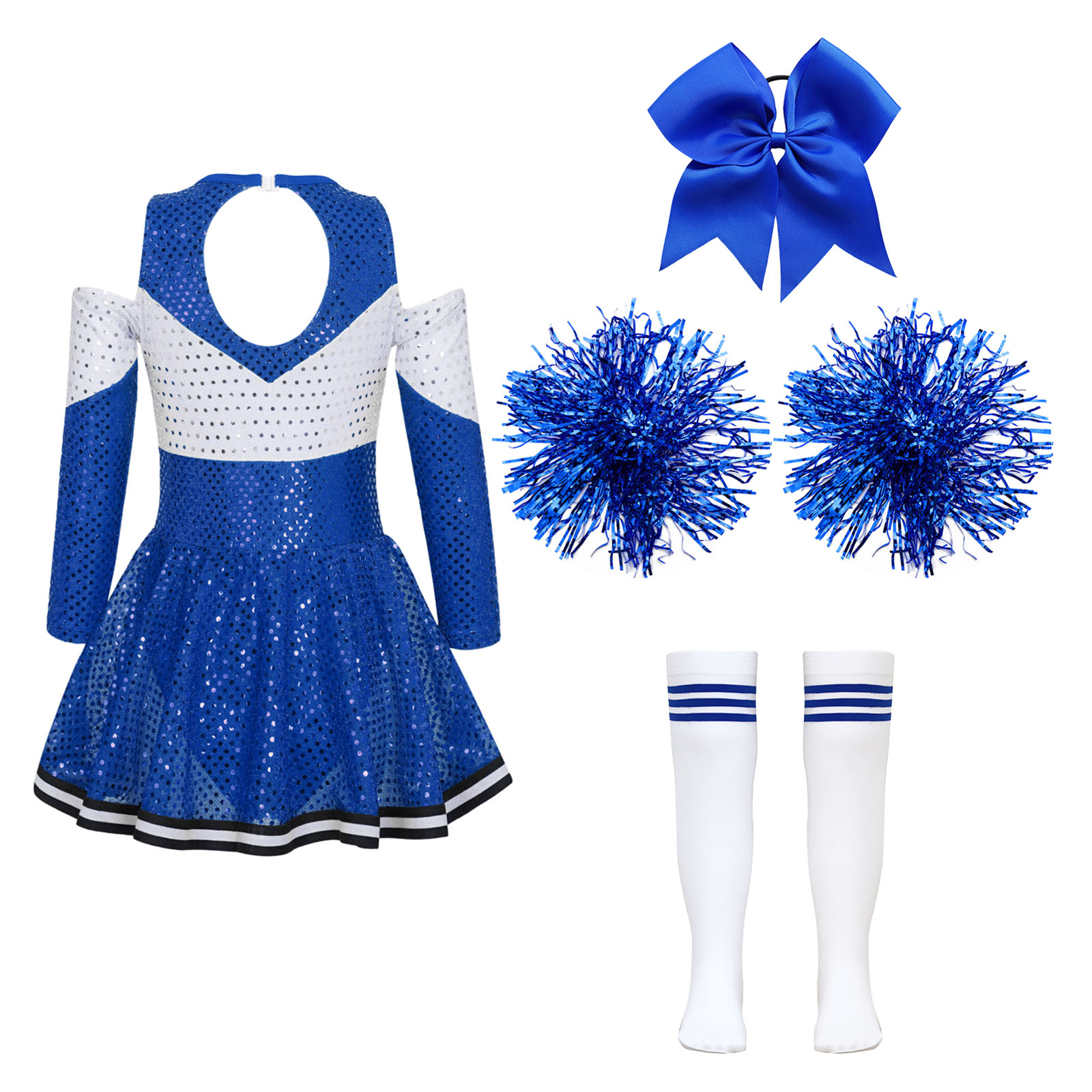 Kids Girls Cheerleading Dance  - Baby Clothing Sizes のレビューと価格