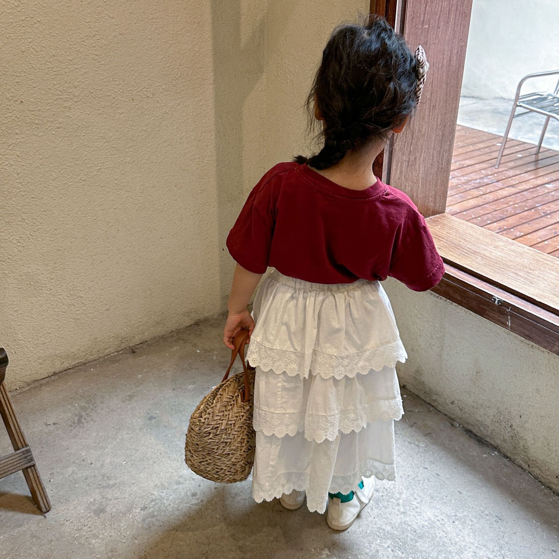 Girls' Half Length Skirt Lace  - Baby Clothing Line のレビューと価格