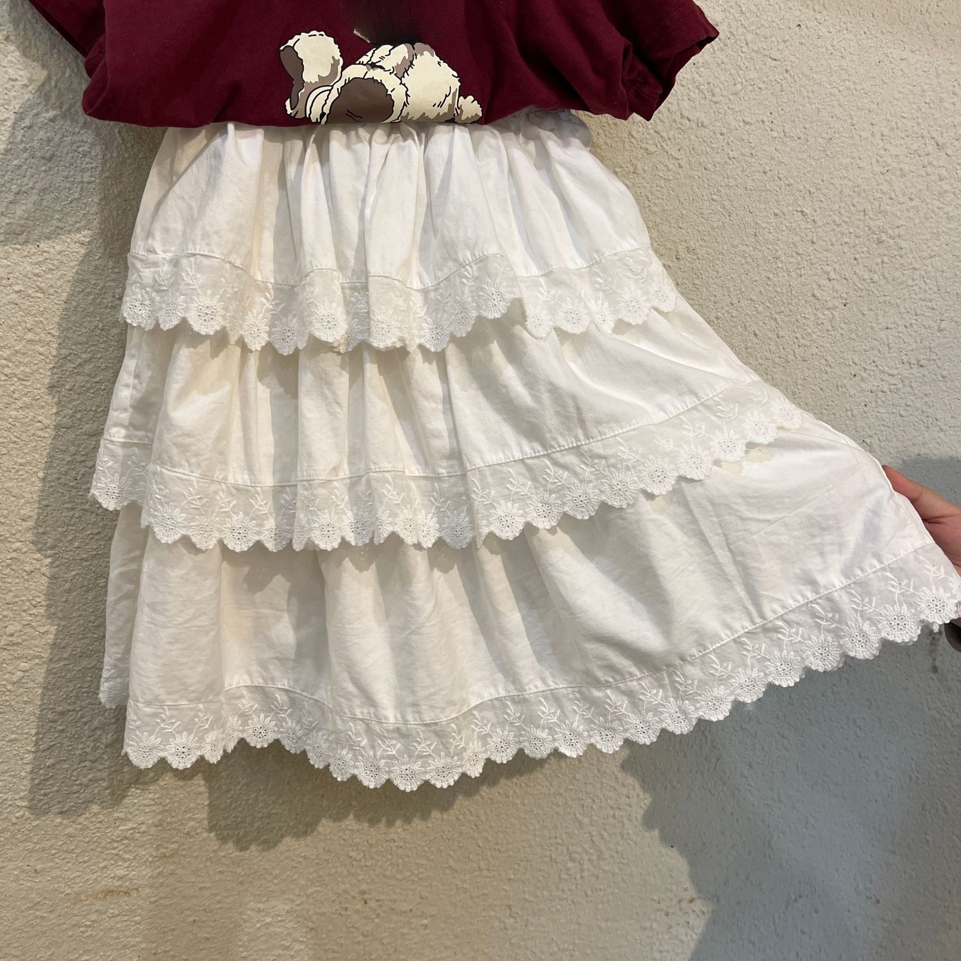 Girls' Half Length Skirt Lace  - Baby Clothing Line のレビューと価格