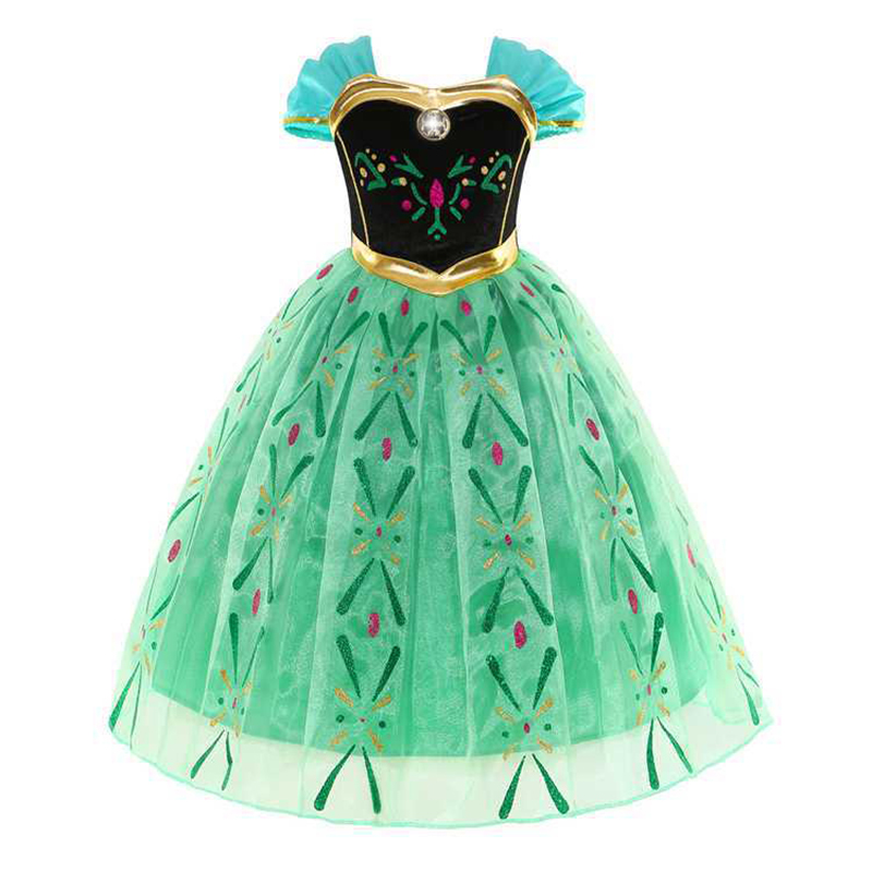Elsa Anna Princess Dresses Gir - Baby Clothing Sizes のレビューと価格
