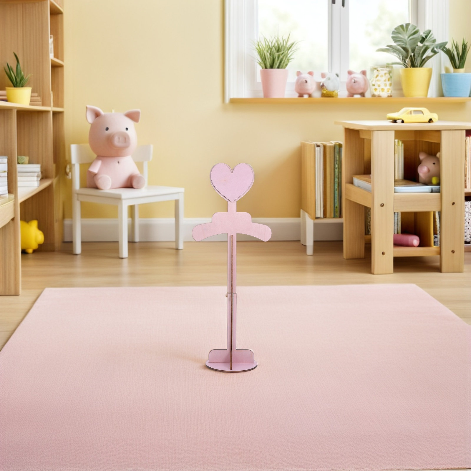 2Pcs Hand Assembled Solid Wood - Baby Clothing Display Stand のレビューと価格
