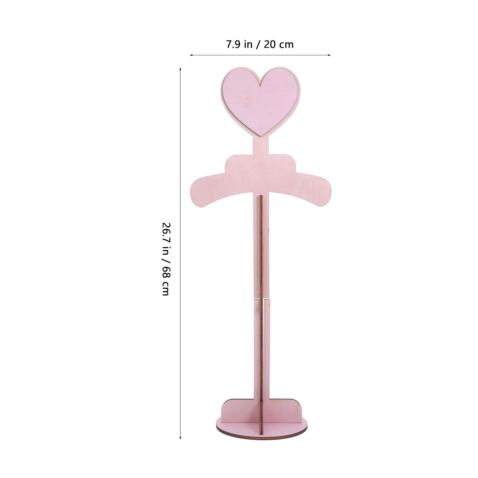 2Pcs Hand Assembled Solid Wood - Baby Clothing Display Stand のレビューと価格