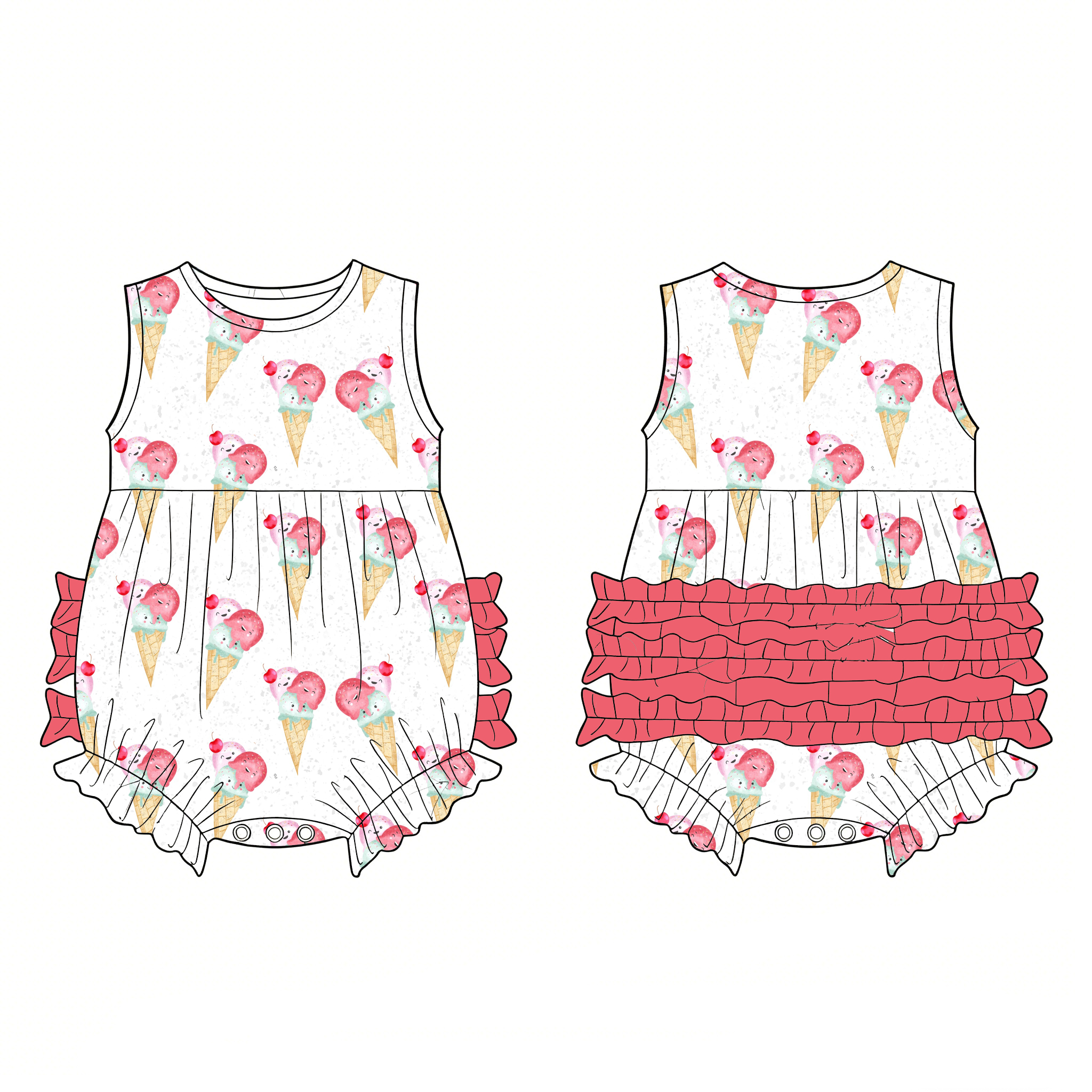 Baby Girls Clothing Cute Print - Baby X Clothing のレビューと価格