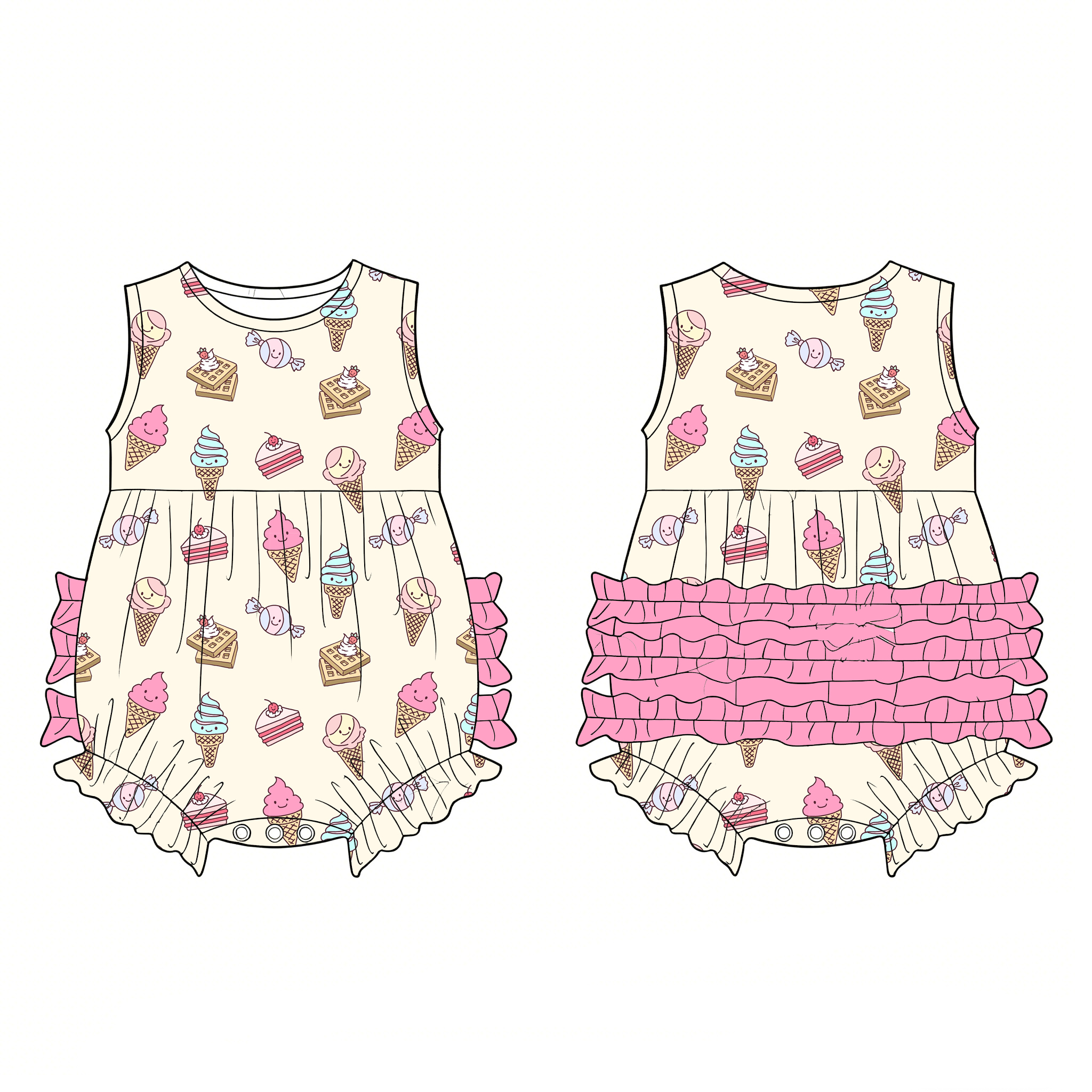 Baby Girls Clothing Cute Print - Baby X Clothing のレビューと価格