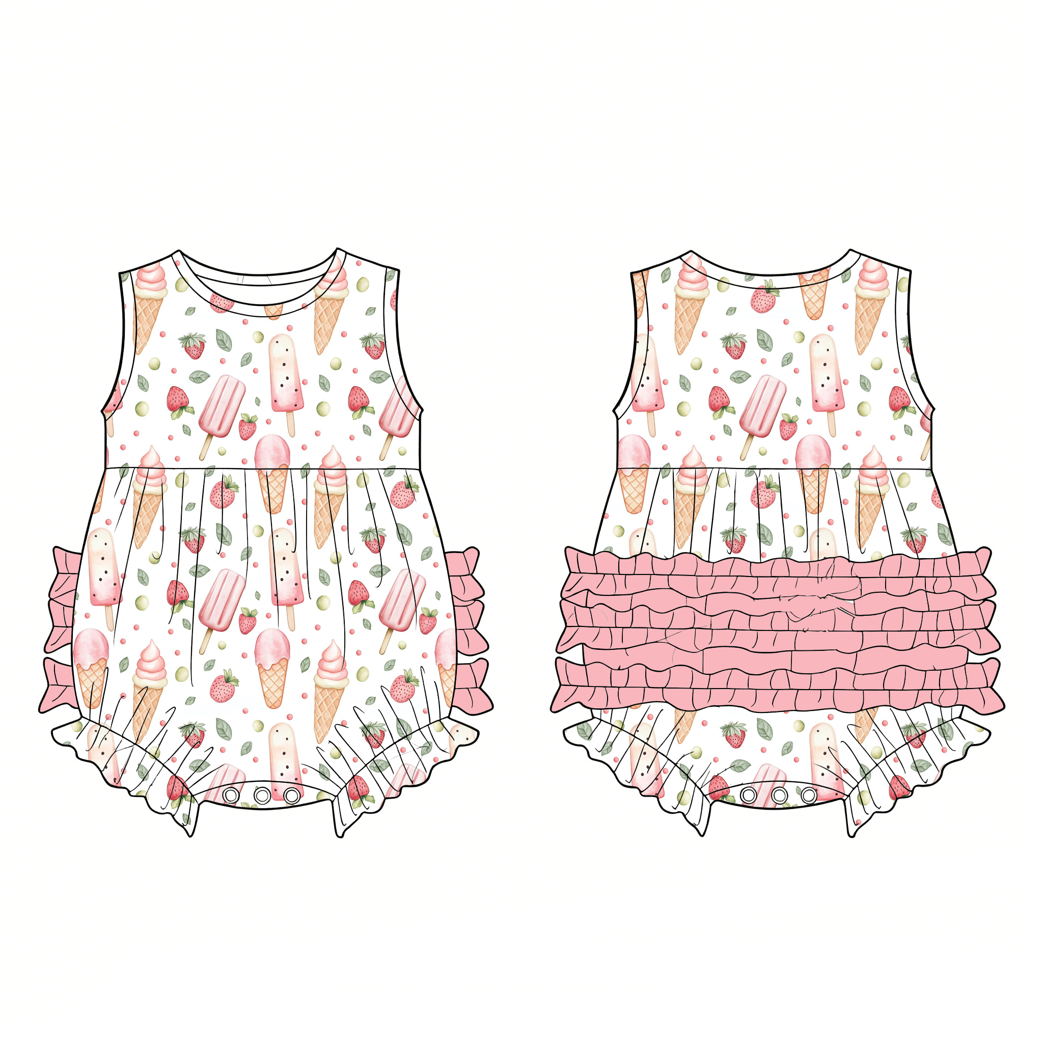 Baby Girls Clothing Cute Print - Baby X Clothing のレビューと価格