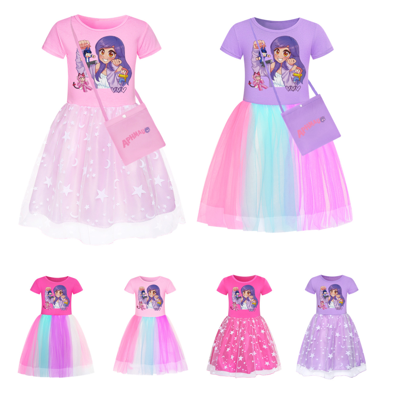 Aphmau Dress Kids Cute Short S - Baby Clothing Line のレビューと価格
