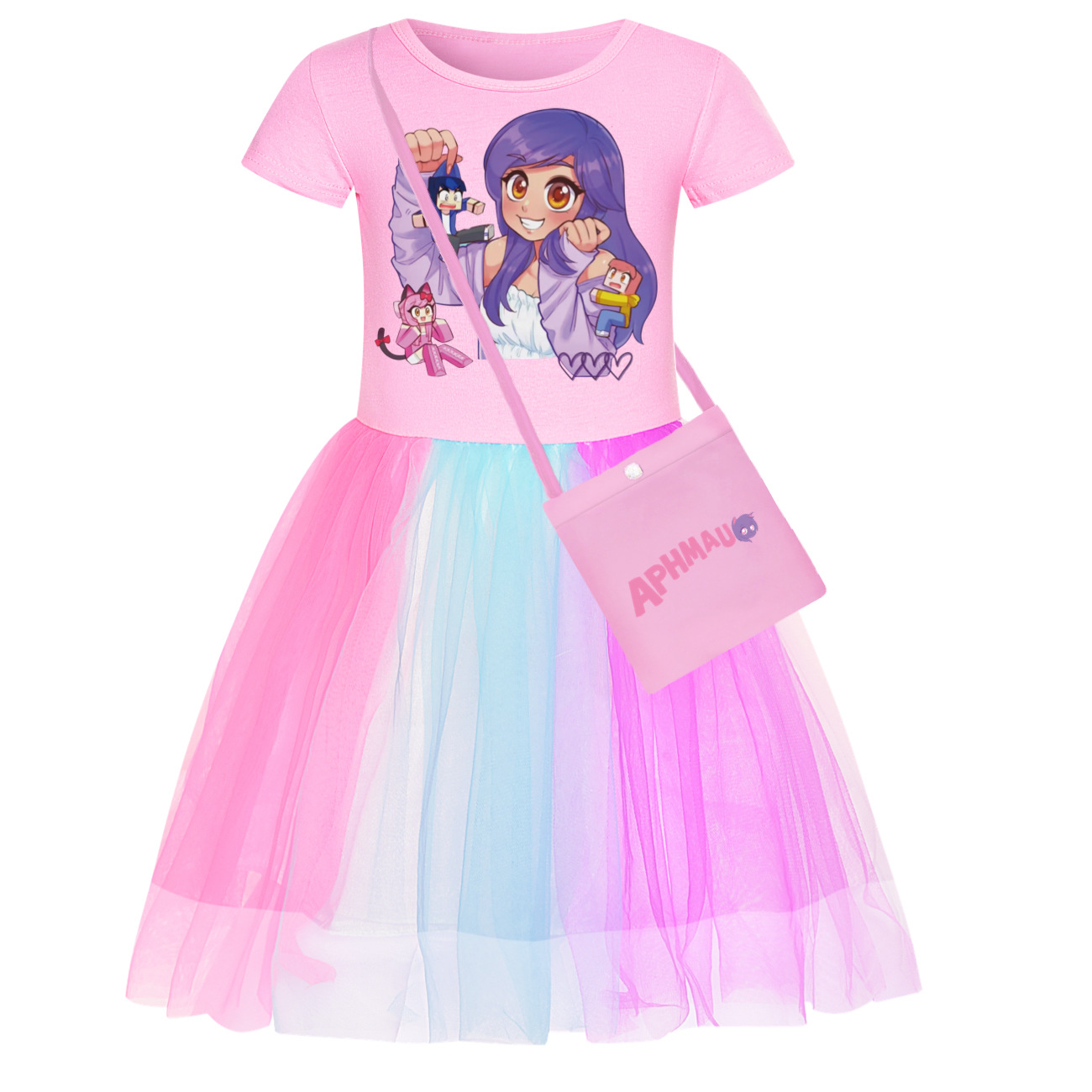 Aphmau Dress Kids Cute Short S - Baby Clothing Line のレビューと価格