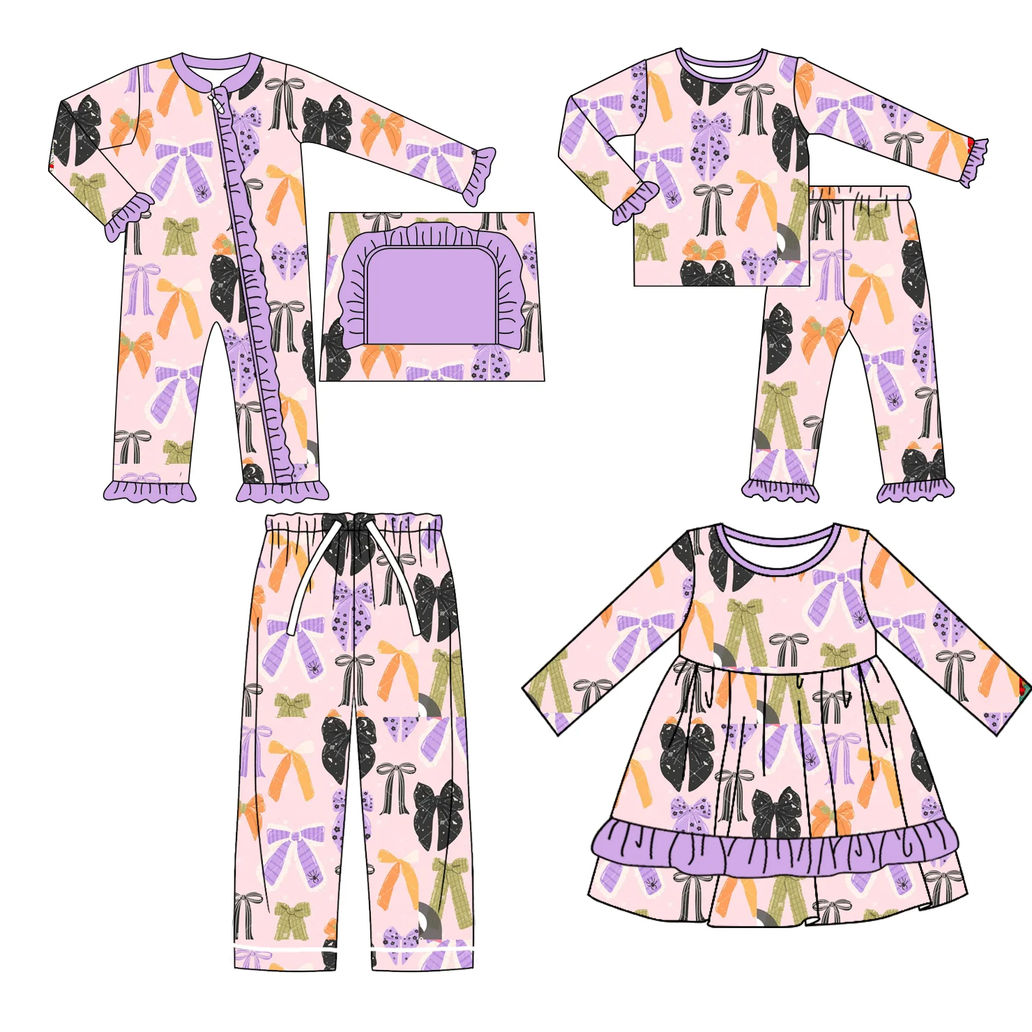 Halloween Girls Long Sleeve La - Baby X Clothing のレビューと価格