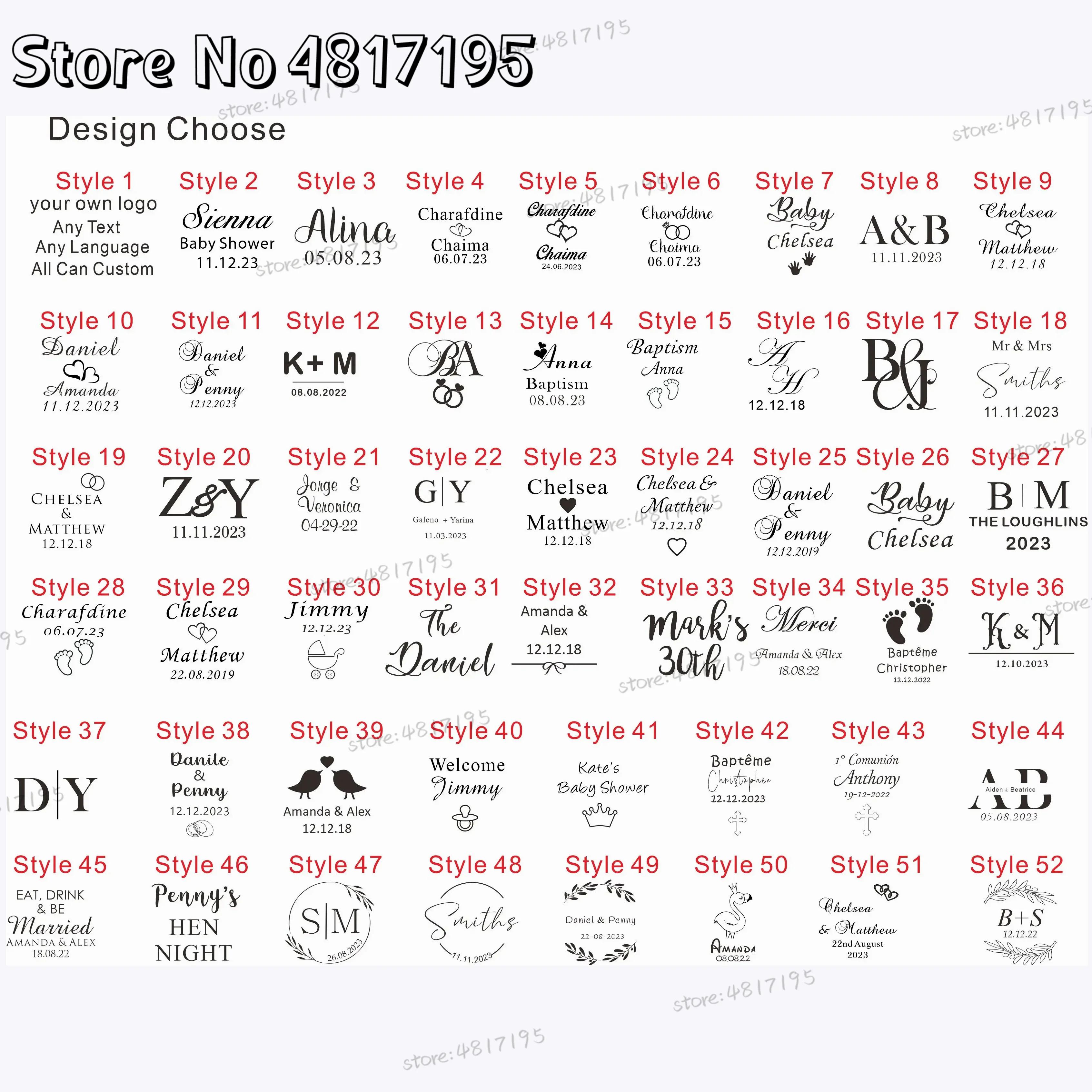 20/50/100Pcs Personalized Acry - Baby Clothing Tags のレビューと価格