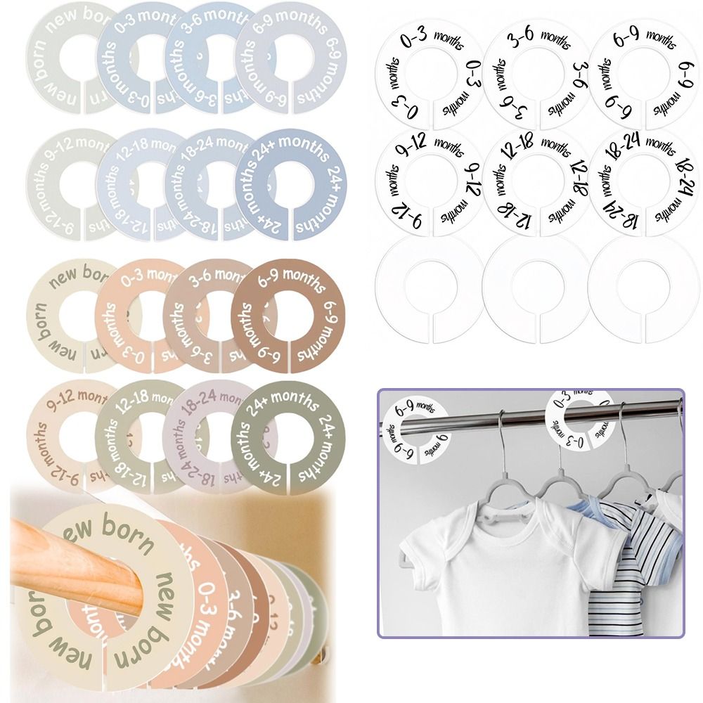 68/9Pcs Organizing Hangers Bab - Baby Clothing Tags のレビューと価格