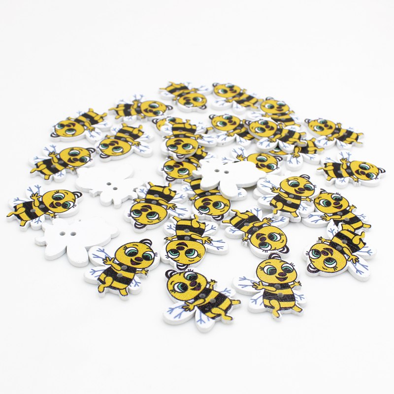 50Pcs New Mixed Cartoon button - Baby X Clothing のレビューと価格