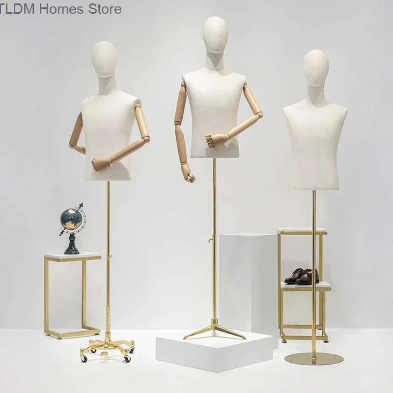Korean Version Male Half-lengt - Baby Clothing Display Stand のレビューと価格