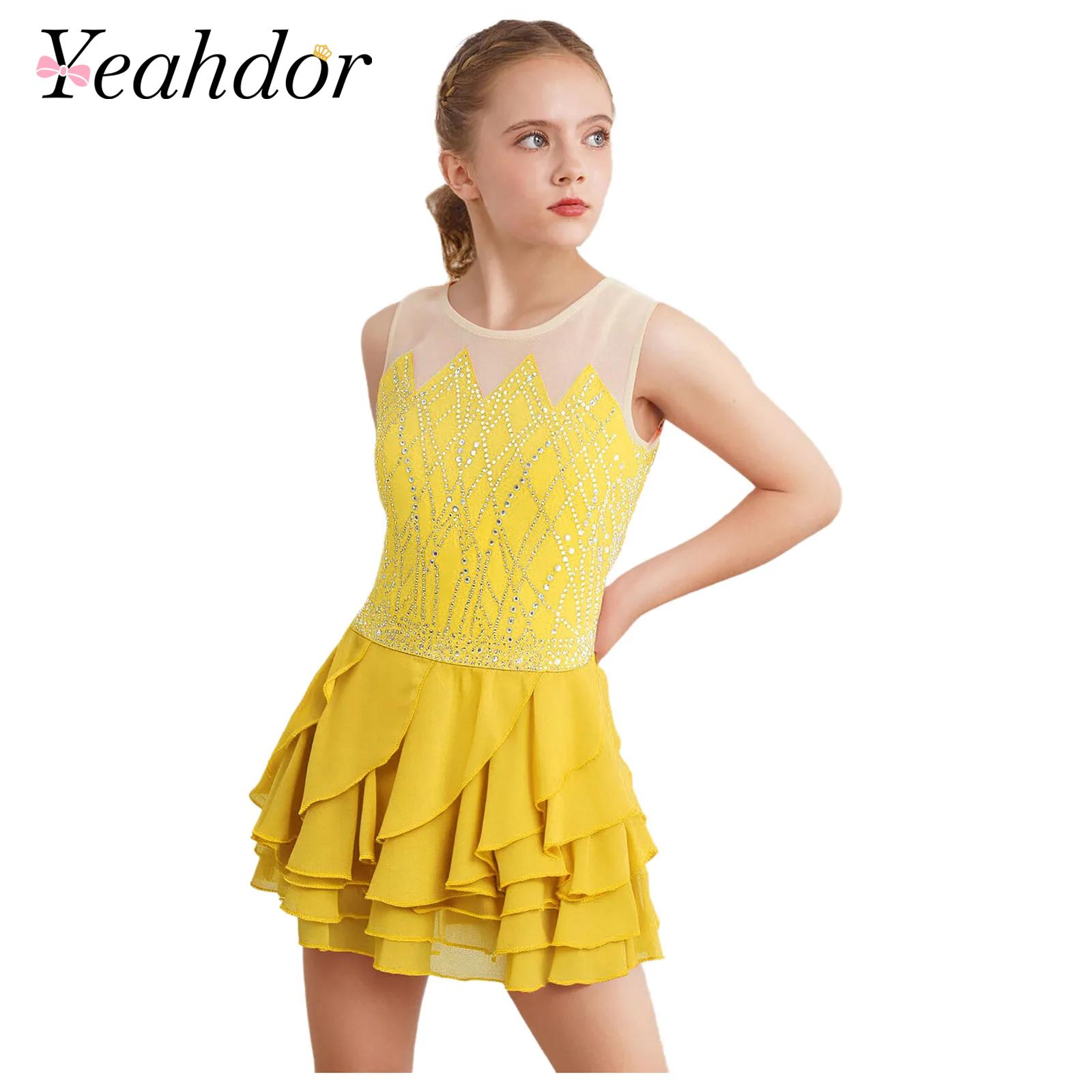 Girls Mesh Figure Skating Dres - Baby Clothing Sizes のレビューと価格