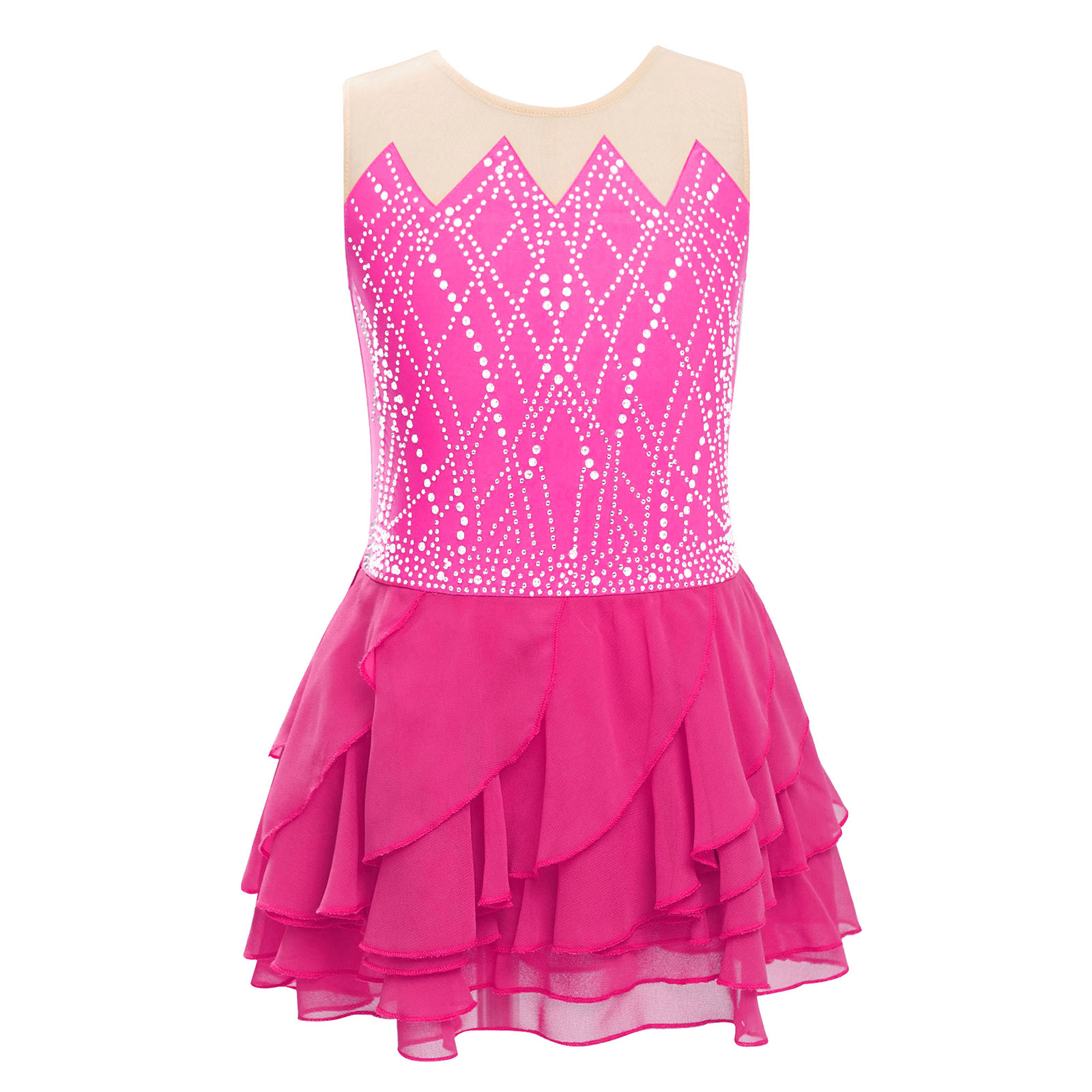Girls Mesh Figure Skating Dres - Baby Clothing Sizes のレビューと価格