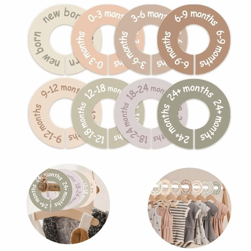 68/9Pcs Organizing Hangers Bab - Baby Clothing Tags のレビューと価格