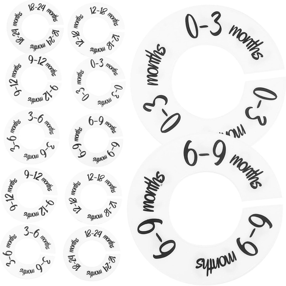 68/9Pcs Organizing Hangers Bab - Baby Clothing Tags のレビューと価格