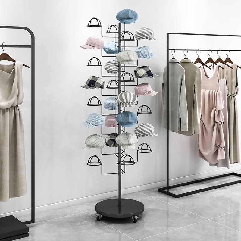Hat display stand Floor-to-cei - Baby Clothing Display Stand のレビューと価格